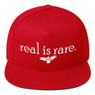 Real Is Rare Unisex Snapback Hat Flat Bill Cap - 6 Colors Available!
