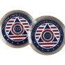 Heavier Metal & Bigger AA Patriotic 7 and 7 Yearly Recovery Medallion - Alcoholi Heavier Metal & Bigger AA Patriotic 7 and 7 Yearly Recovery Medallion - Alcoholi