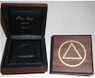 Medallion Box: AA, Mahogany Natural Finish.