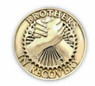  Brothers in Recovery Brushed Bronze Gold Lapel Pin