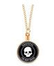 Medallion Holder Necklace: Gold Chain