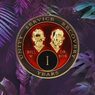 Bill & Bob Red Triplate Medallion (Yrs 1-65) Anniversary Coin Alcoholics Anonym