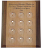 Deluxe 12 Medallion Holder with Serenity Prayer