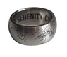 Stainless Steel Tree Of Life Serenity Satin Ring - 9699
