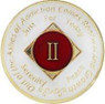 NA White/Red Coin Yrs 1-40 - Narcotics Anonymous Recovery Medallion NA White/Red Coin Yrs 1-40 - Narcotics Anonymous Recovery Medallion