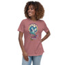 Anchored In Recovery Women's Relaxed Sober Mermaid T-Shirt Anchored In Recovery Women's Relaxed Sober Mermaid T-Shirt