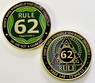 Rule 62 We Are Not A Glum Lot Affirmation Medallion - Don't Take Yourself Too Damn Seriously!