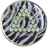 AA Zebra Crystal Peridot AB Anniversary Medallion 1-39 years