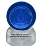 AA Sponsor Crystal Coin Sphere Medallions