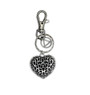 Alcoholics Anonymous Recovery Heart Clip On AA Keychain 