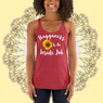 Happiness Is An Inside Job Women's Racerback Tank Top Happiness Is An Inside Job Women's Racerback Tank Top
