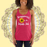 Happiness Is An Inside Job Women's Racerback Tank Top Happiness Is An Inside Job Women's Racerback Tank Top