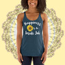 Happiness Is An Inside Job Women's Racerback Tank Top Happiness Is An Inside Job Women's Racerback Tank Top