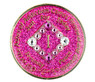 NA Glitter Pink Medallion w Pink Transition Crystals Yrs 1-45