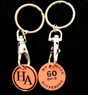 HA 30, 60, 90, 6 Months and 9 Months Silver Key Chains - Heroin Anonymous