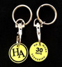HA 30, 60, 90, 6 Months and 9 Months Silver Key Chains - Heroin Anonymous
