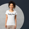 Simply Sober ~ Los Angeles Women's Basic Organic T-shirt Simply Sober ~ Los Angeles Women's Basic Organic T-shirt