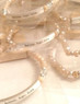 Believe Hope Faith - Stretch Bracelets Peach Crystals