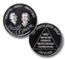 Bill & Bob Black AA Anniversary Coin (1 - 55 yrs) 24 hrs, 18 mnths
