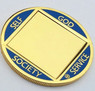 NEW! Bright Gold Personalized Engravable Narcotics Anonymous NA Medallion w/Multiple Colors!