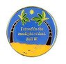 Stood in the Sunlight Beach Footsteps AA Recovery Medallion (1-60 yrs) 24hrs/18m