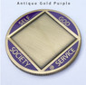 NEW! NA Antique Gold Personalized Engravable Narcotics Anonymous NA Medallion w/Multiple Colors! NEW! NA Antique Gold Personalized Engravable Narcotics Anonymous NA Medallion w/Multiple Colors!