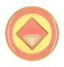 NA Recovery Pink and Cream Recovery Medallion (1-40) 18 months
