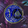 Goddess Tree Of Life Blue Specialty AA Recovery Medallion Goddess Tree Of Life Blue Specialty AA Recovery Medallion