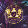 AA Founders Purple Triplate Medallion (Yrs 1-50)24 hrs/18mths Anniversary Coin