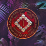 NA Bling w AB Crystals on Red Coin (Yrs 1-45)