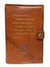AA Double Book Cover for **POCKET /MINI** AA Big Book & 12 x 12 w/Serenity Prayer & Medallion Slot