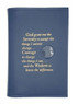 AA Single Book Cover for AA Softcovers w/Serenity Prayer & Medallion Slot