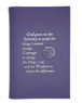 AA Single Book Cover for AA Softcovers w/Serenity Prayer & Medallion Slot