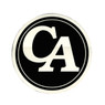 #RS8, 3" Round "CA" Initial Recovery Sticker