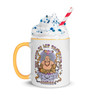 Let That Shit Go Buddha Mug with Color Inside Let That Shit Go Buddha Mug with Color Inside