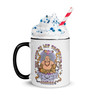 Let That Shit Go Buddha Mug with Color Inside Let That Shit Go Buddha Mug with Color Inside
