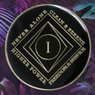 NA Black Clean Time Yearly Medallion Yrs 1-40