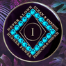 NA Black Clean Time Yearly Medallion Zircon Crystals Yrs 1-40 NA Black Clean Time Yearly Medallion Zircon Crystals Yrs 1-40