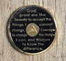New Premium AA Yearly Blue & Black Regal Recovery Medallion