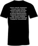 Men's Hashtag Recovery Cotton Black Tee