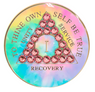 Crystallized Psychic-delic Change Rose  AA Yearly Medallion Crystallized Psychic-delic Change Rose  AA Yearly Medallion