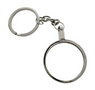 Silver or Gold Finish Key Coin Bezel with Chain