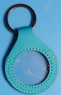 Two-sided Turquoise Key Fob Black Finish Medallion Holder Two-sided Turquoise Key Fob Black Finish Medallion Holder
