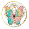 CLEAN Time Butterfly with AB and Gold Crystals Yrs 1-20 ,25