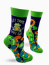Let That Shit Go Funny Women's Crew Socks