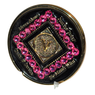 Exclusive New NA Black w/Pink Crystals Yearly Medallion Yrs 1-10
