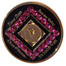 Exclusive New NA Black w/Pink Crystals Yearly Medallion Yrs 1-10