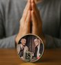 Bill W. & Dr. Bob Anniversary Coin – Add Your Year AA Recovery Medallion