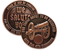 For Those About to be Rocketed We Salute You AA Coin 1-60yrs Sobriety Chip