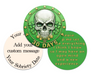 Skull-Themed AA Recovery Poker Chips – 1 Day to 1 Year Milestones + Custom Message Option